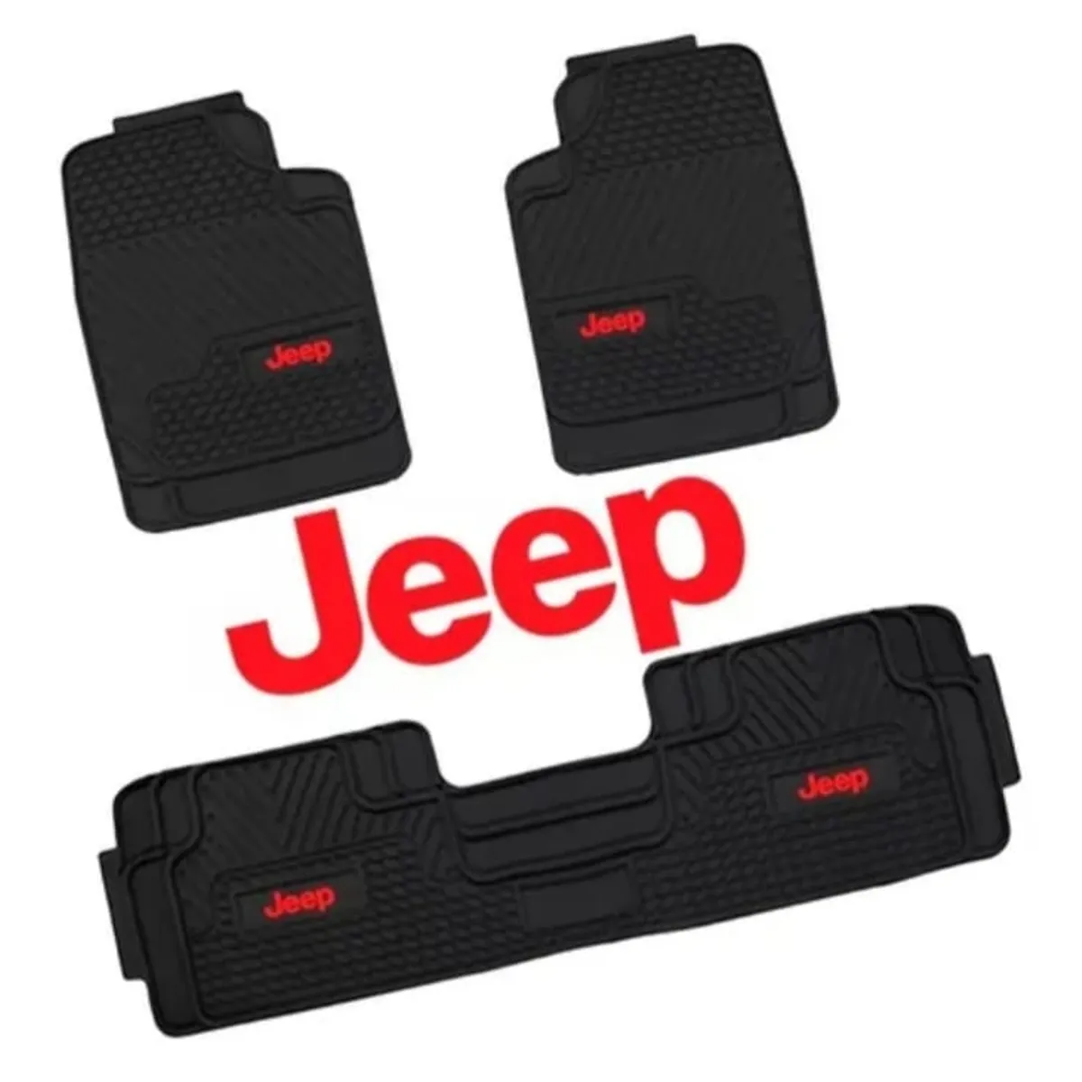 GENERICO - Pisos JEEP para Autos y Camionetas 3piezas