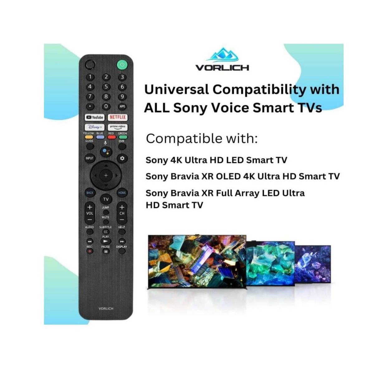 UNIVERSAL - Control Remoto Sony Con comando de Voz Modelo  RMF-TX520P Nuevo