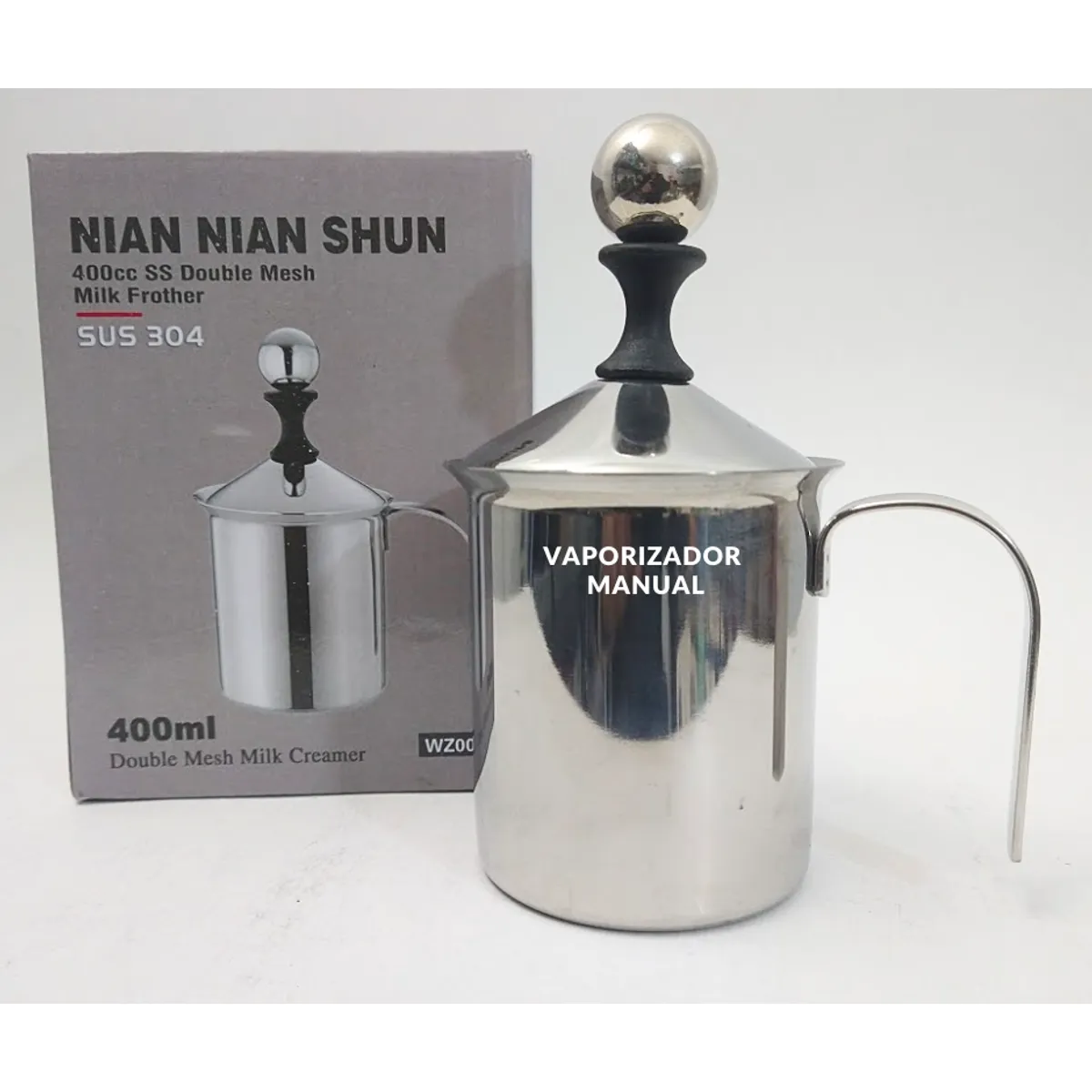 GENERICO - Vaporizador  de acero inoxidable 400ml