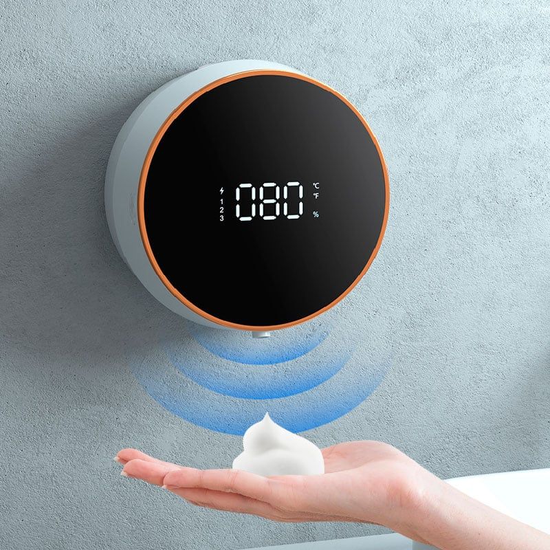 GENERICO - Dispensador De Jabon Inteligente Automatico Con Temperatura Blanco