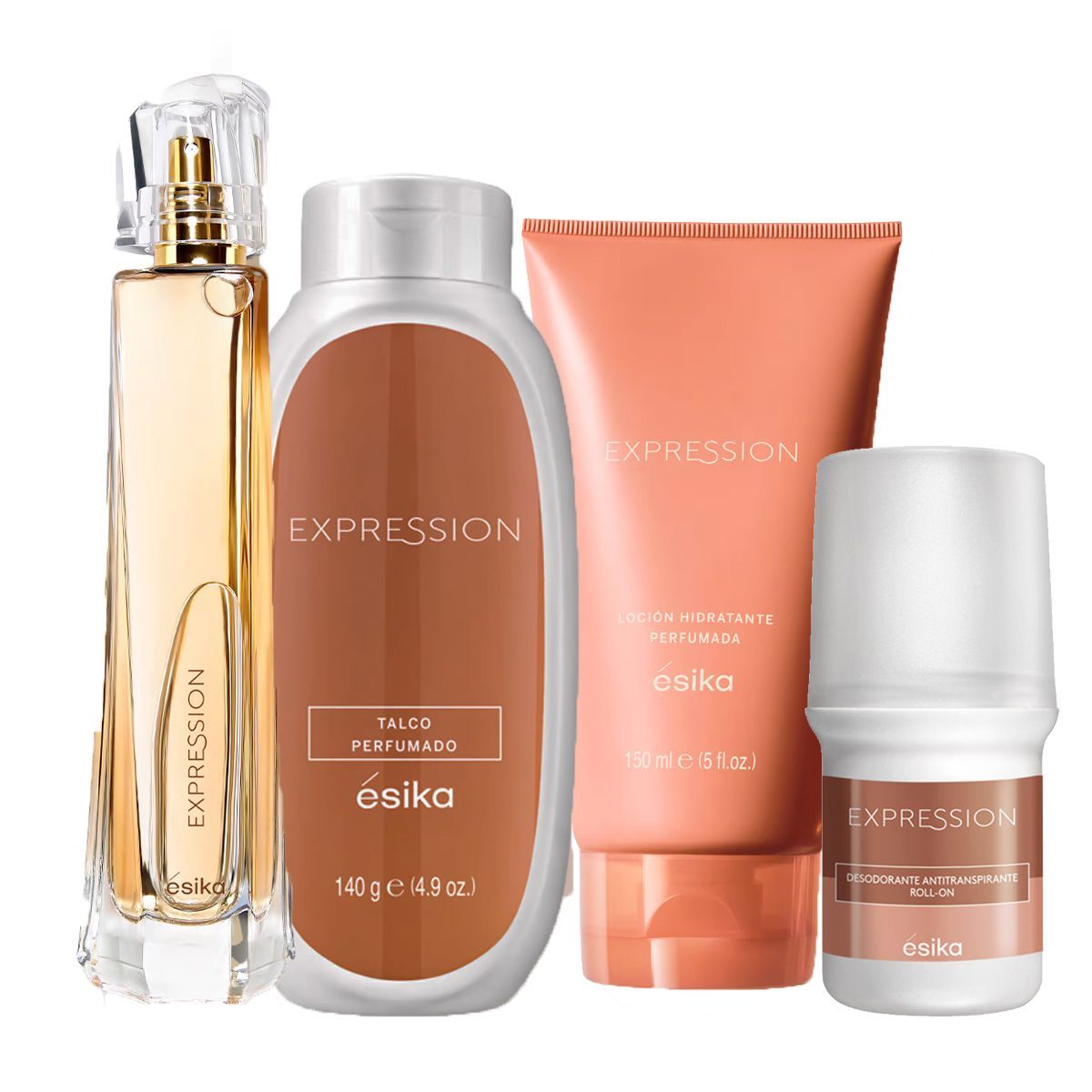 ESIKA - Expression Perfume de Mujer con Locion Desodorante y Talco