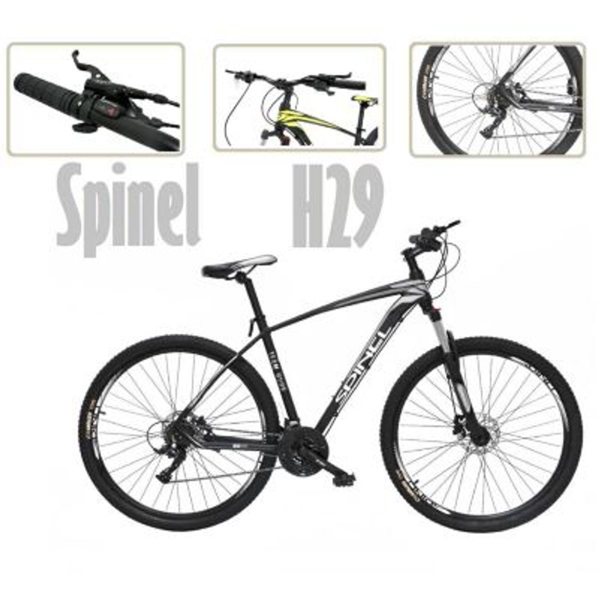 EVEZO - Bicicleta spinel montañera 29h aro 29