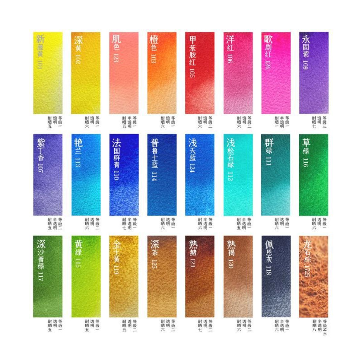 GENERICO - SUPERVISION ILLUSTRATION DESIGN WATERCOLOR Acuarelas en tubo 8ml - Set x24