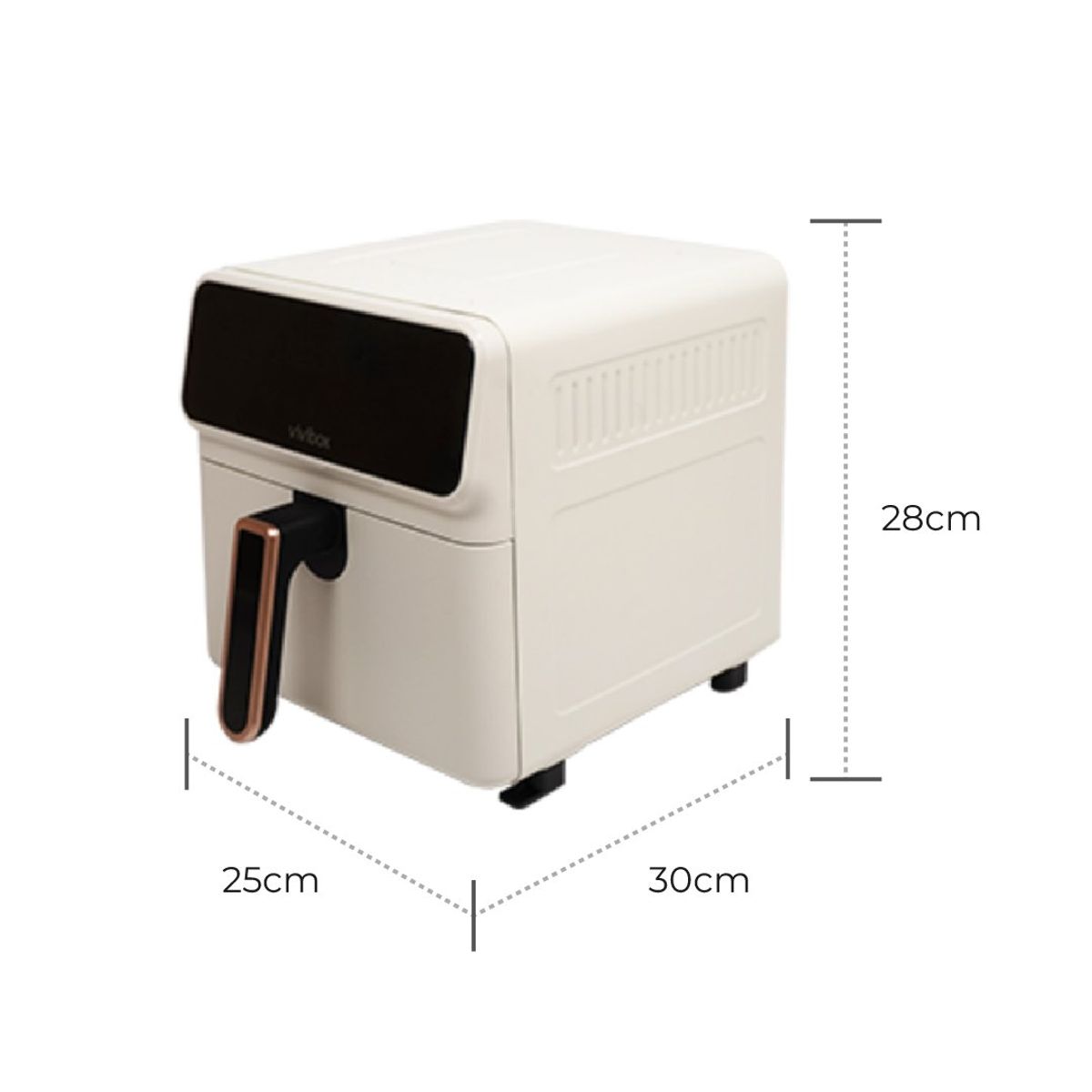 VIVIBOX - Freidora De Aire Digital Rápida Y Saludable.