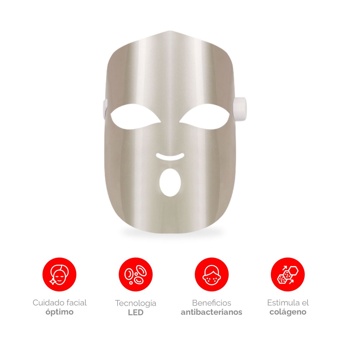 VIVIBOX - Mascarilla facial Led