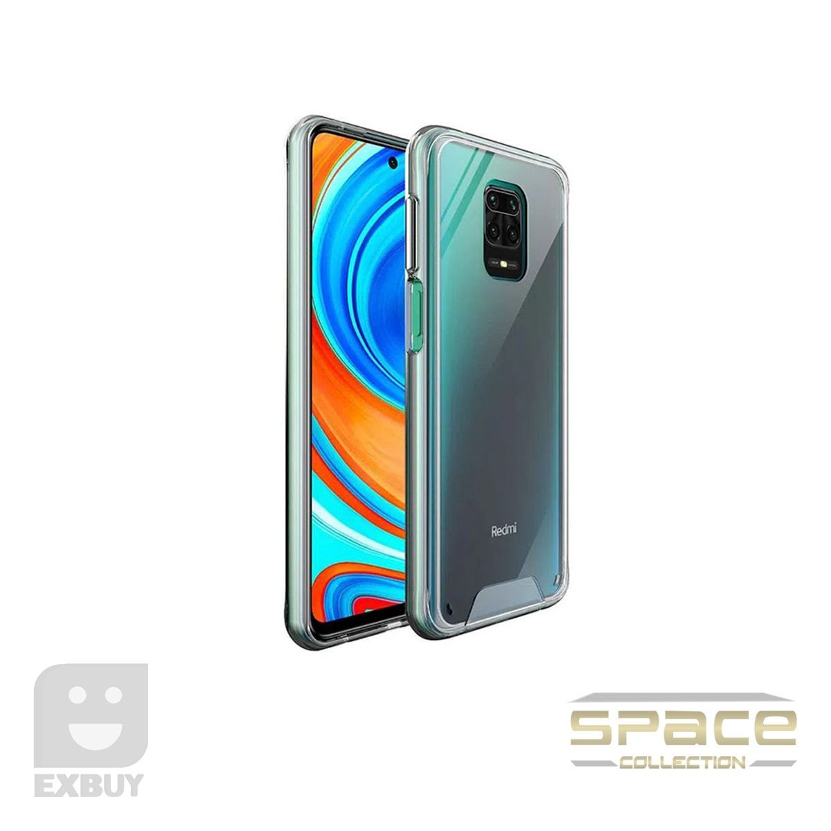 GENERICO - Case Space para Xiaomi Redmi Note 9 Pro.