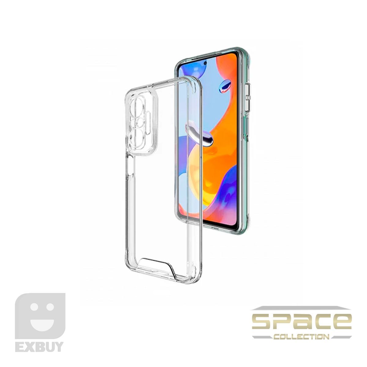GENERICO - Case Space para Xiaomi Redmi Note 10 4G.