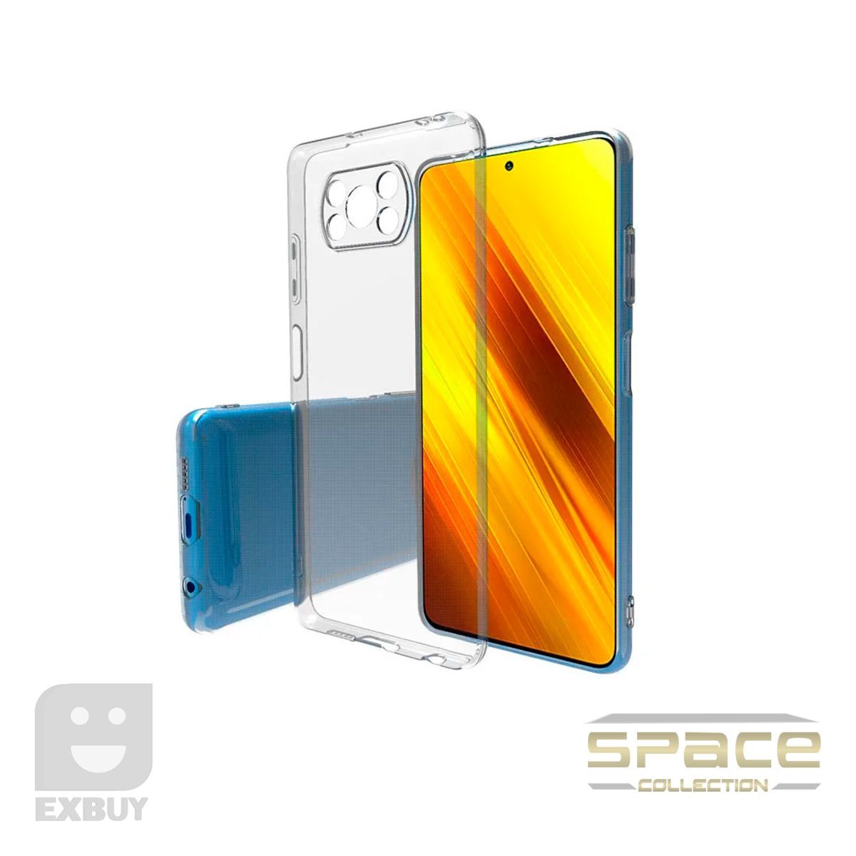 GENERICO - Case Space para Xiaomi Poco X3.