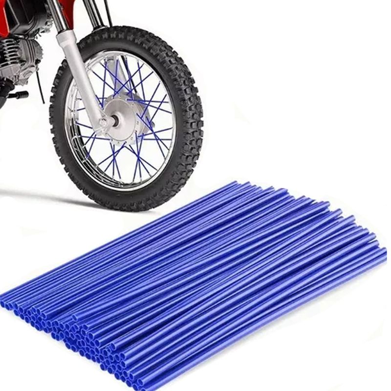 42AROZINA - Llantas Moto Protección Universal Tubo Radios Muchos Colores
