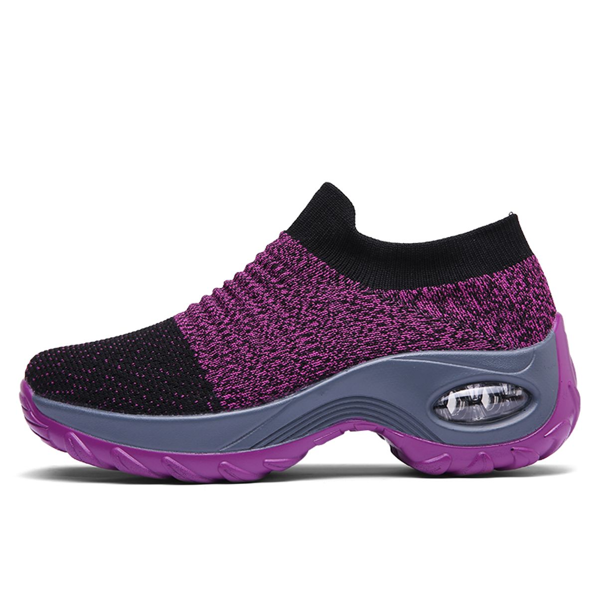 SHANDIAN - Running Mujer Zapatillas Deportivos Plataforma Air