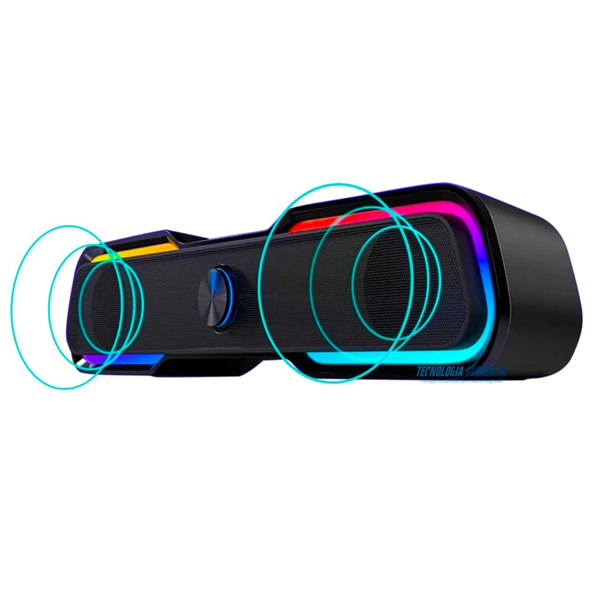 HALION - Parlante en Barra Gamer RGB Subwoofer Bluetooth
