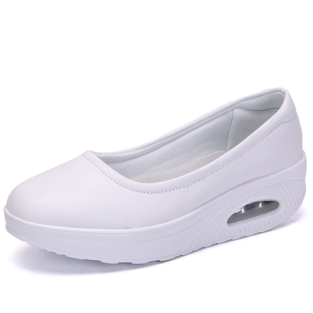 SHANDIAN - Running Mujer Zapatillas Deportivos Plataforma Air