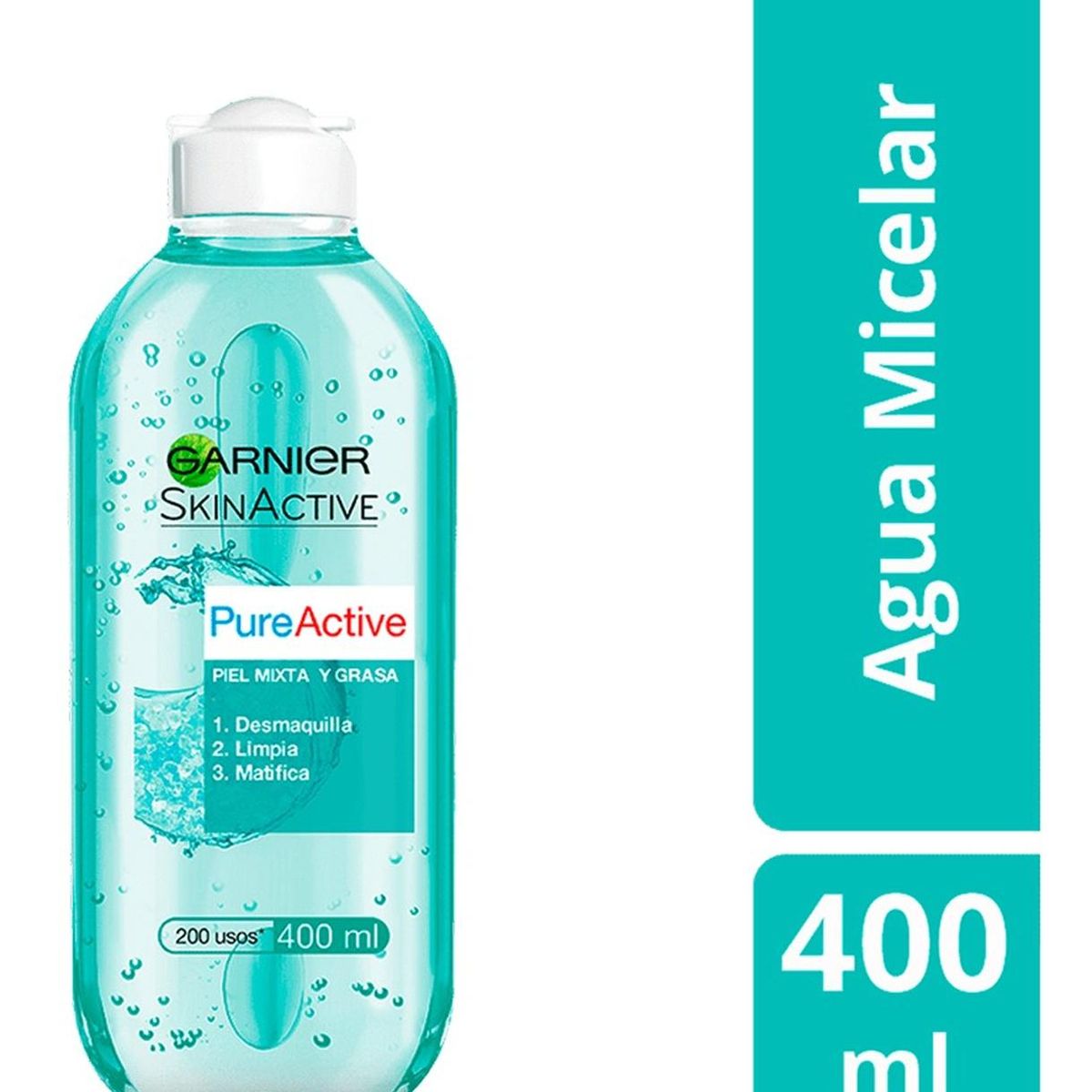 GARNIER - Agua Micelar Todo En 1 Piel Grasa-mixta Y Sensible Garnier