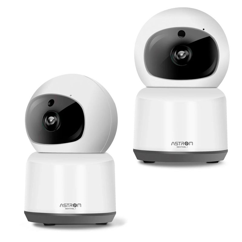 ASTROM - Camara De Vigilancia Astrom Fhd 360° Wifi Sirena Emergencia.