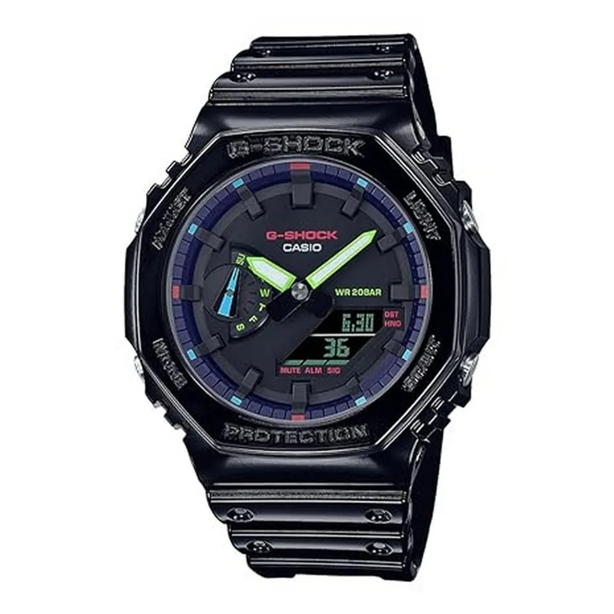 G-SHOCK - Reloj G-Shock Análogo - Digital GA-2100RGB-1ADR Hombre