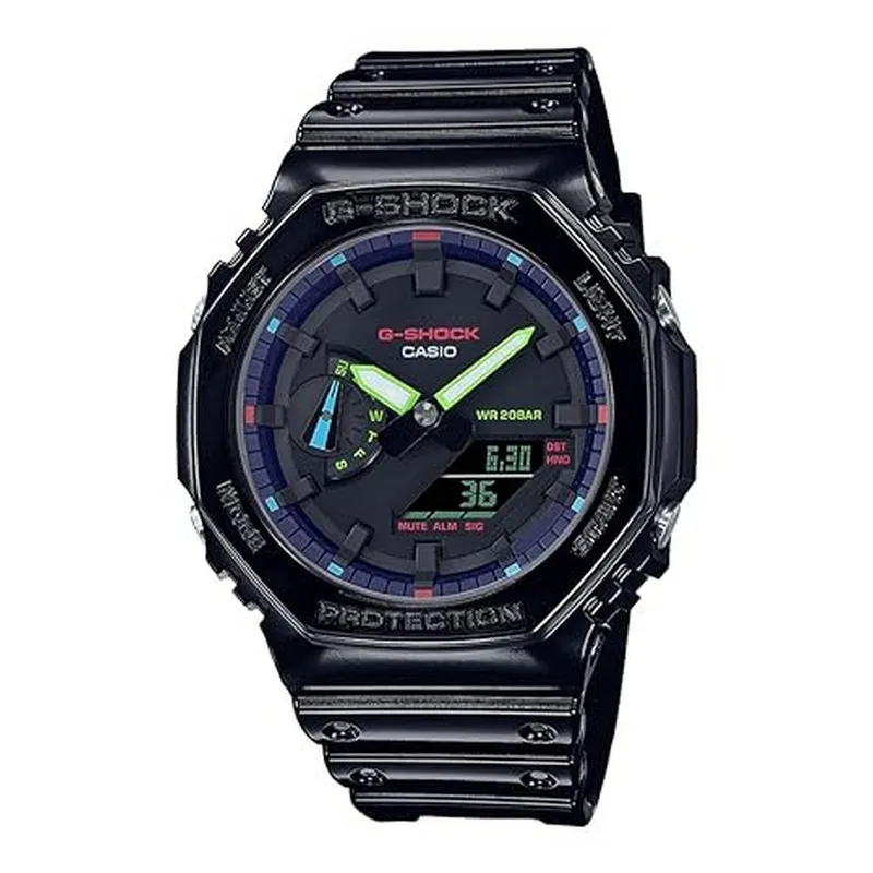 G-SHOCK - Reloj G-Shock Análogo - Digital GA-2100RGB-1ADR Hombre