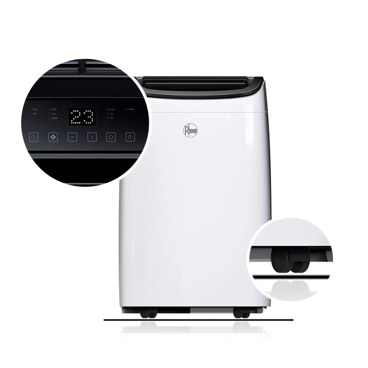 RHEEM - AIRE ACONDICIONADO PORTATIL 9K BTU RHEEM - 3 AÑOS DE GARANTÍA