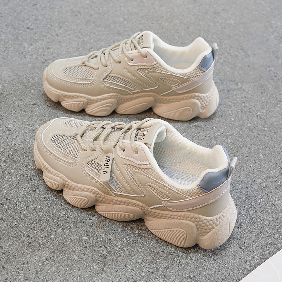 SHANDIAN - Running Mujer Zapatillas Deportivos Plataforma