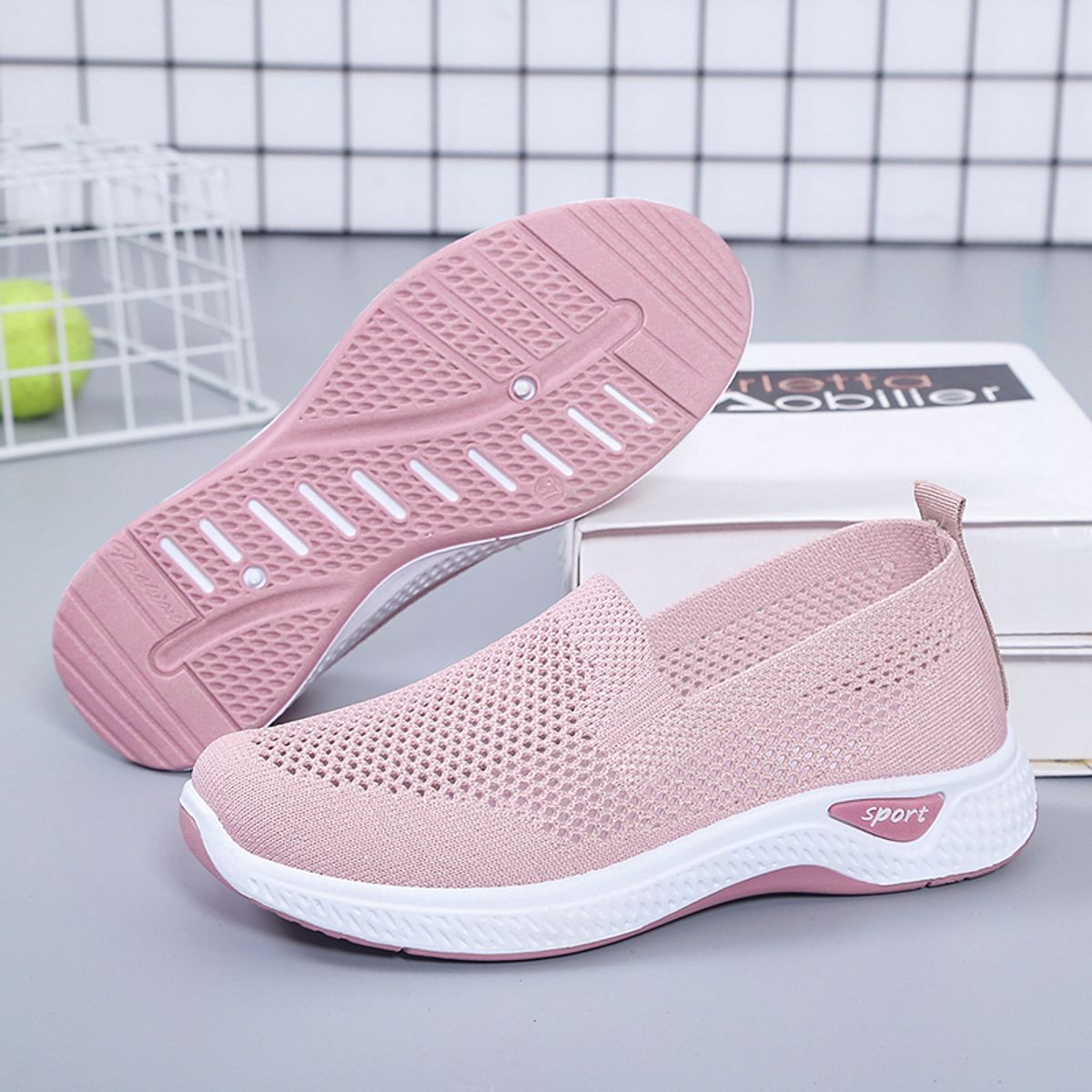 SHANDIAN - Running Mujer Zapatillas Deportivos Plataforma