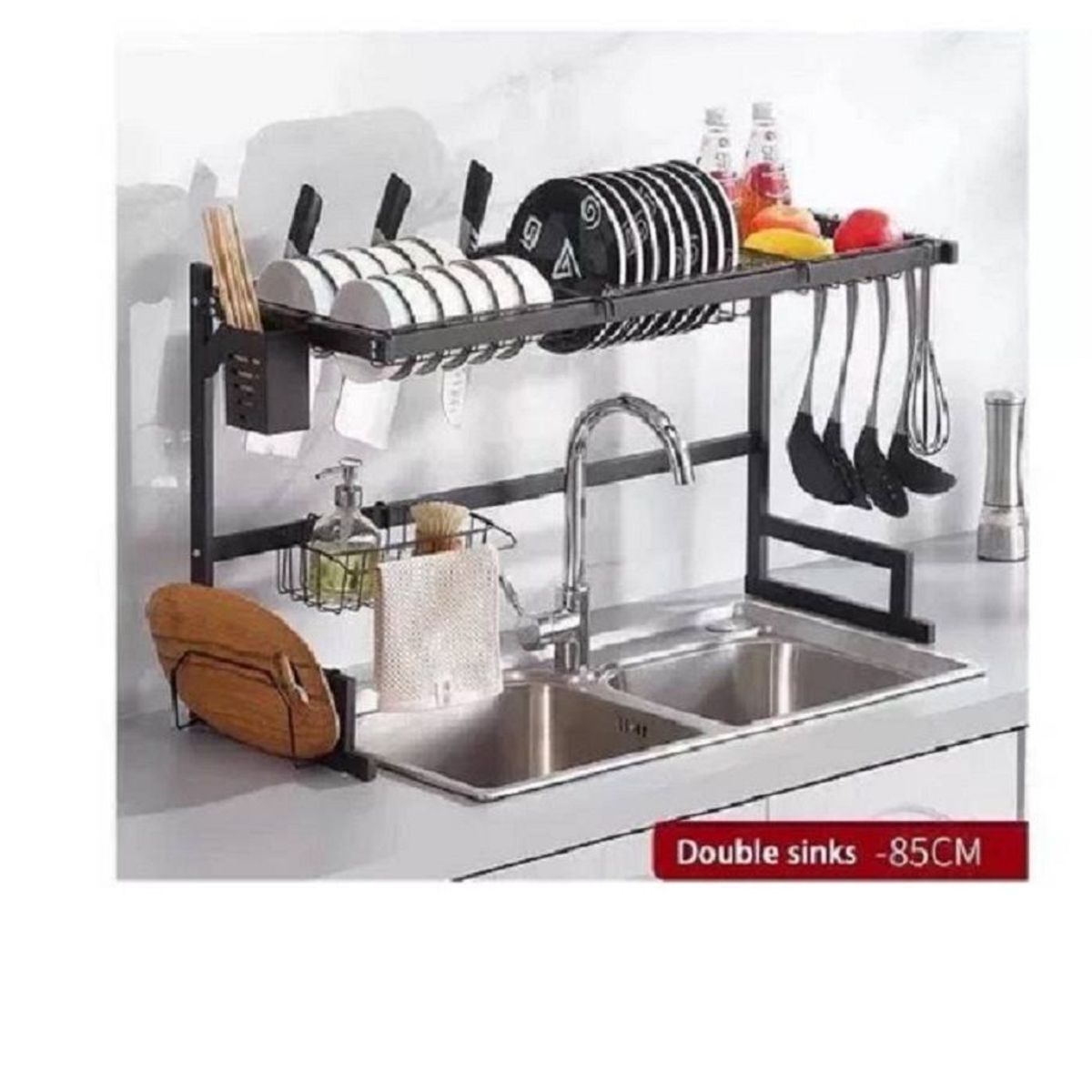 GENERICO - Organizador de cocina escurridor de platos de 85 cm