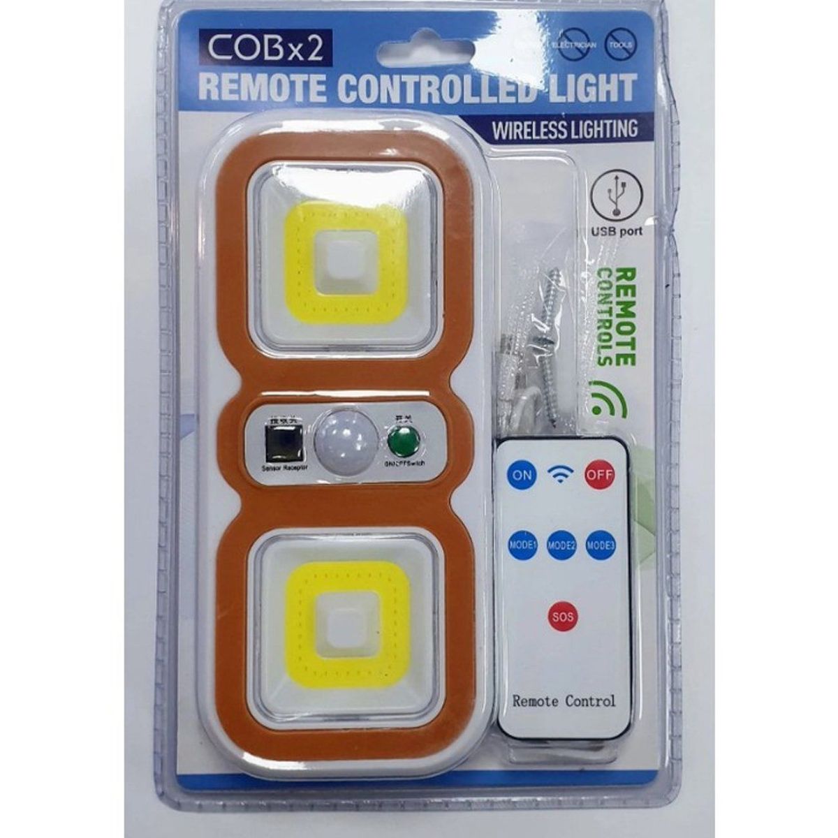 OEM - Luz de Emergencia Recargable con Interruptor de Botón SOS