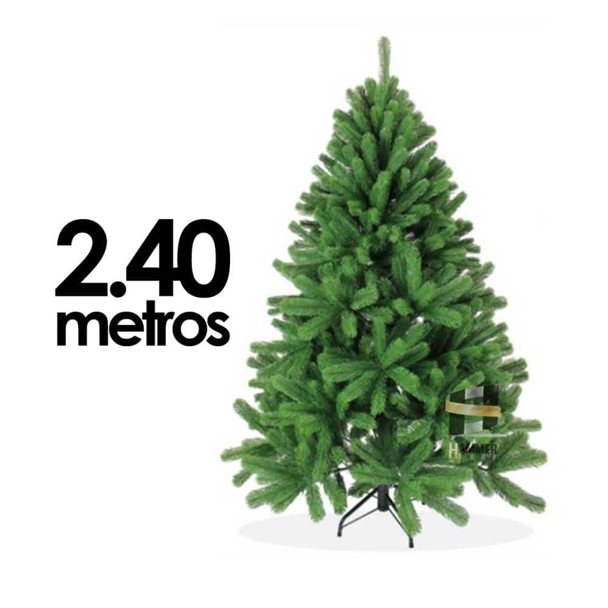 GENERICO - Arbol Navidad Pino Verde SEMICOPOSO 240MM