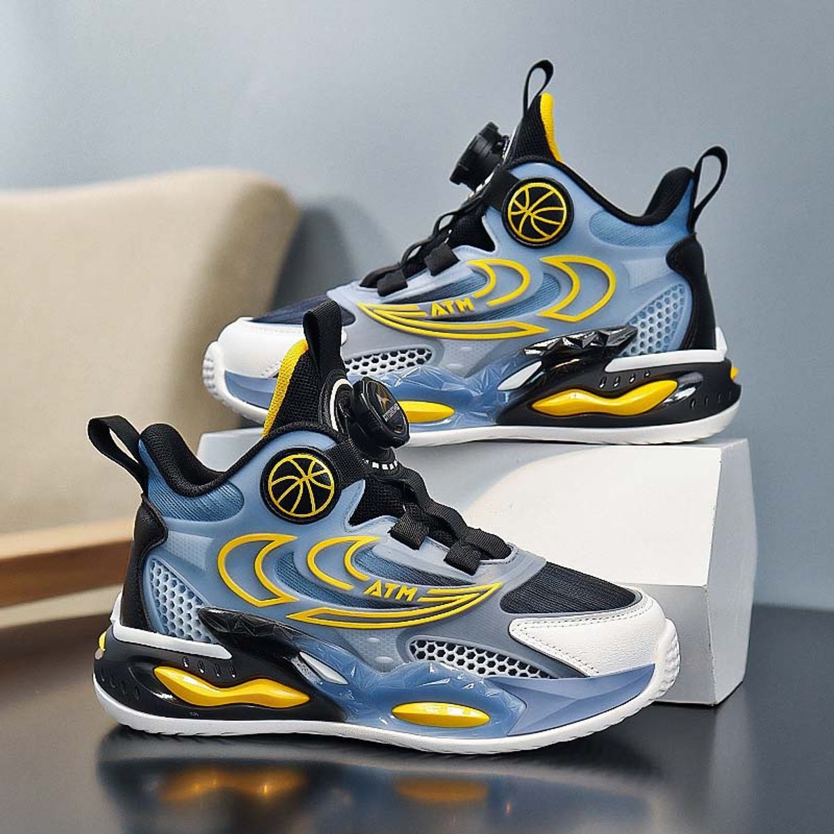 SHANDIAN - Zapatillas de Boa gore deportiva ni?os y ni?as