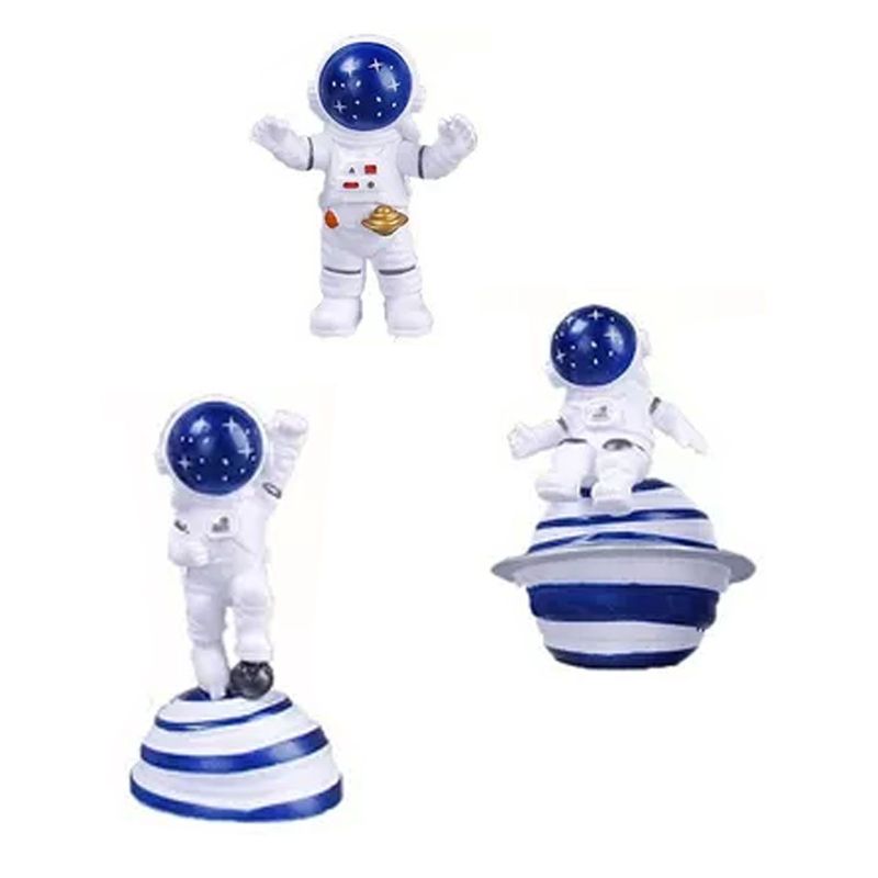 42AROZINA - Escultura De Astronauta Exquisit Adorno Para Pasteles Niños