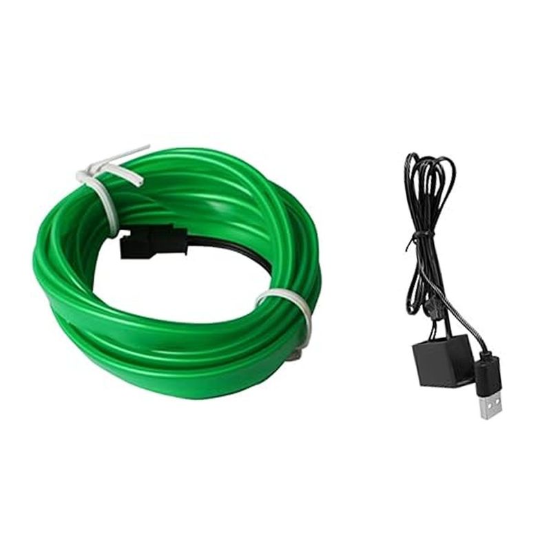 42AROZINA - Threaded Neon Light Strip Car 5m Led Usb Connector 12v Car