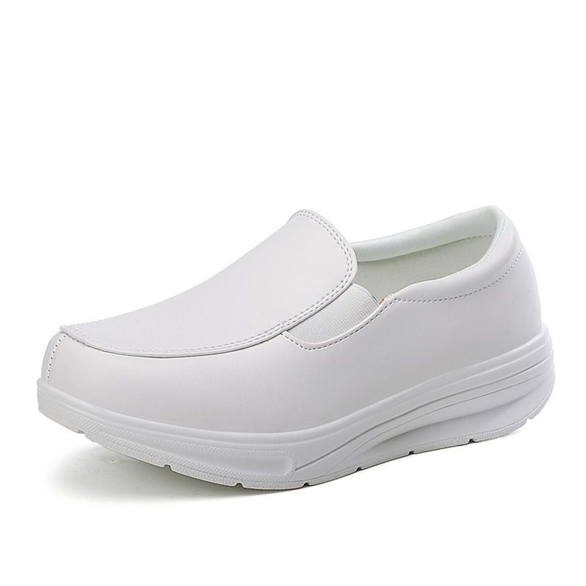 XHCY - Zapatos De Enfermera Zapatos Casuales De Cuero Pequeños Para