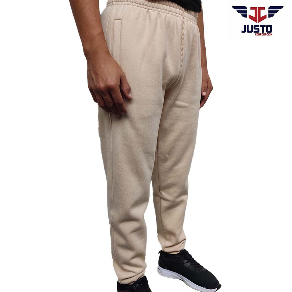 JUST - JOGGER BEIGE - FRANELA REACTIVO