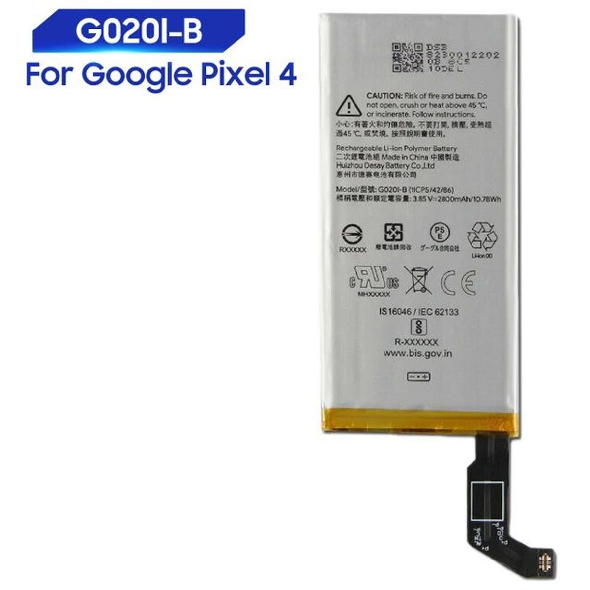 OEM - BATERIA GOOGLE PIXEL 4 XL  G020J-B  NUEVO