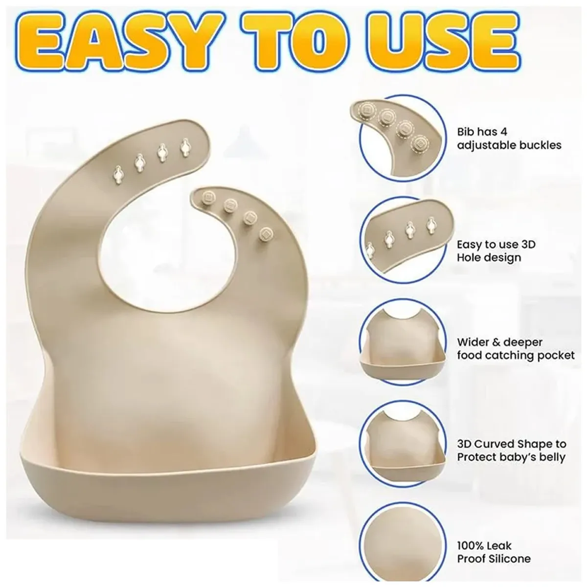 OEM - Plato para bebe - Set de platos de silicona bebe - Verde