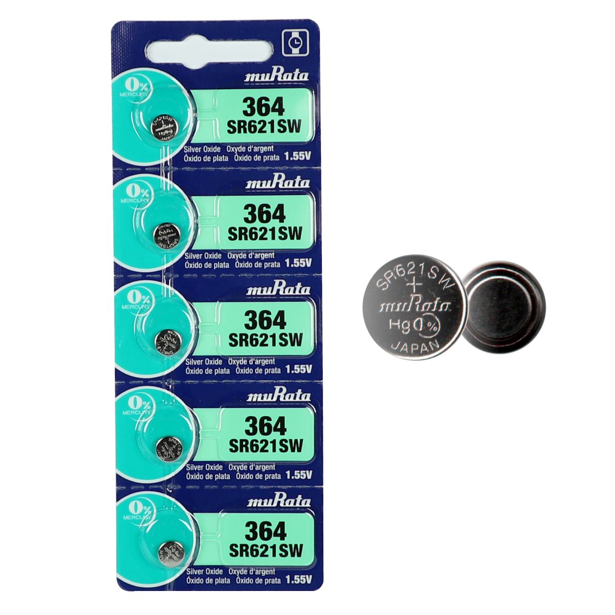 GENERICO - PILA MURATA SR621SW 364 1.55V