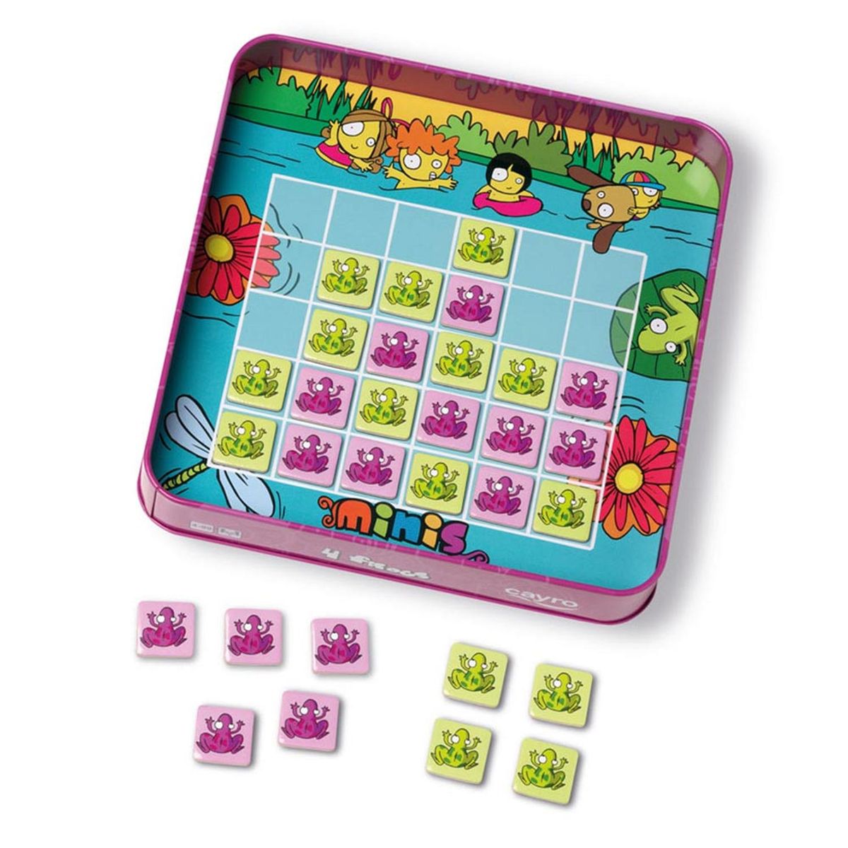 CAYRO - Cayro 4 Frogs de Madera FSC en caja de Metal