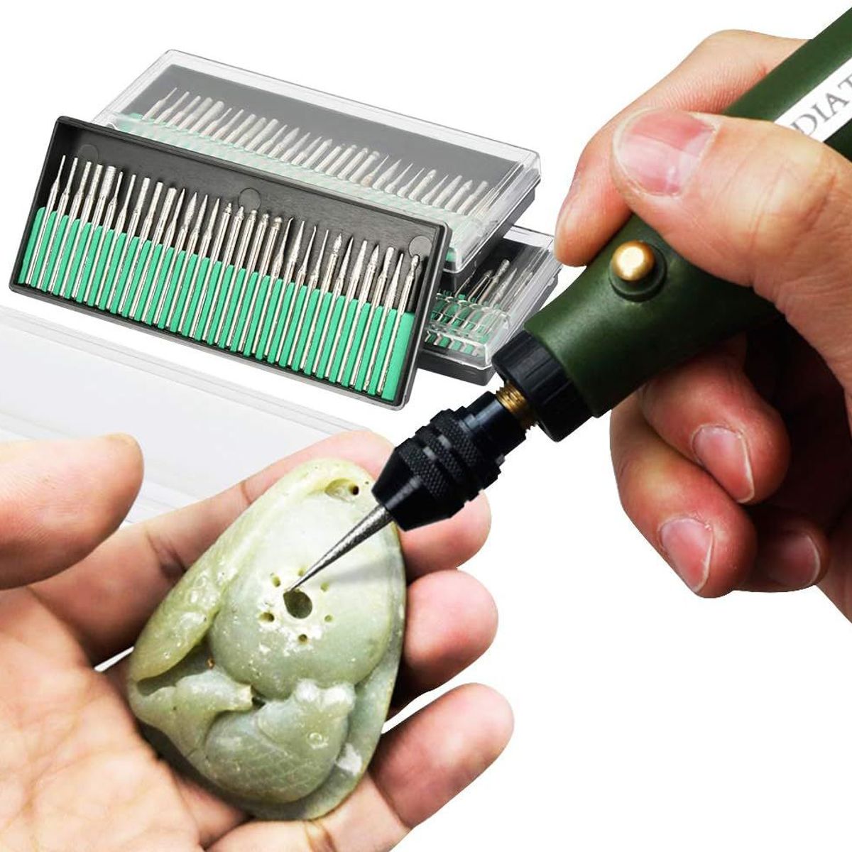 GENERICO - Brocas Diamantadas Para Tallado Set 30 Pcs