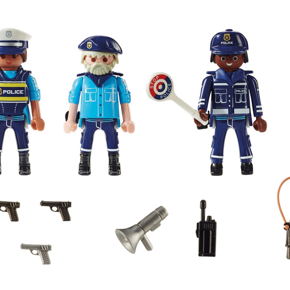 PLAYMOBIL - Playmobil City Action 3 Figuras de Policía