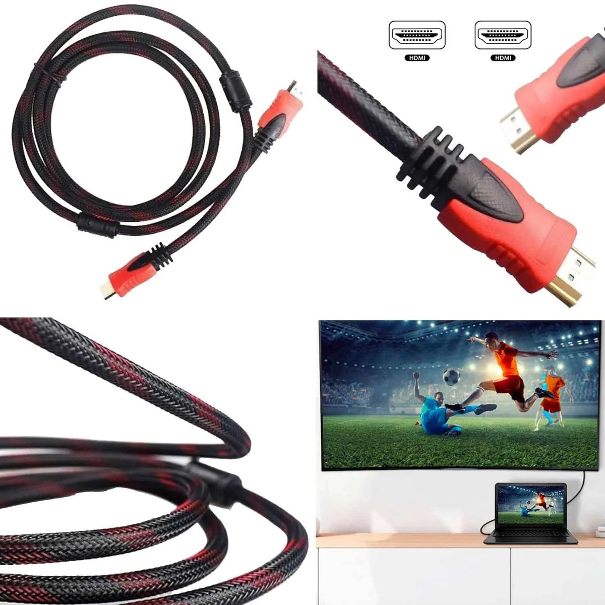 GENERICO - Cable HDMI - HDMI 3Metros Con Filtro Full HD 3D V14