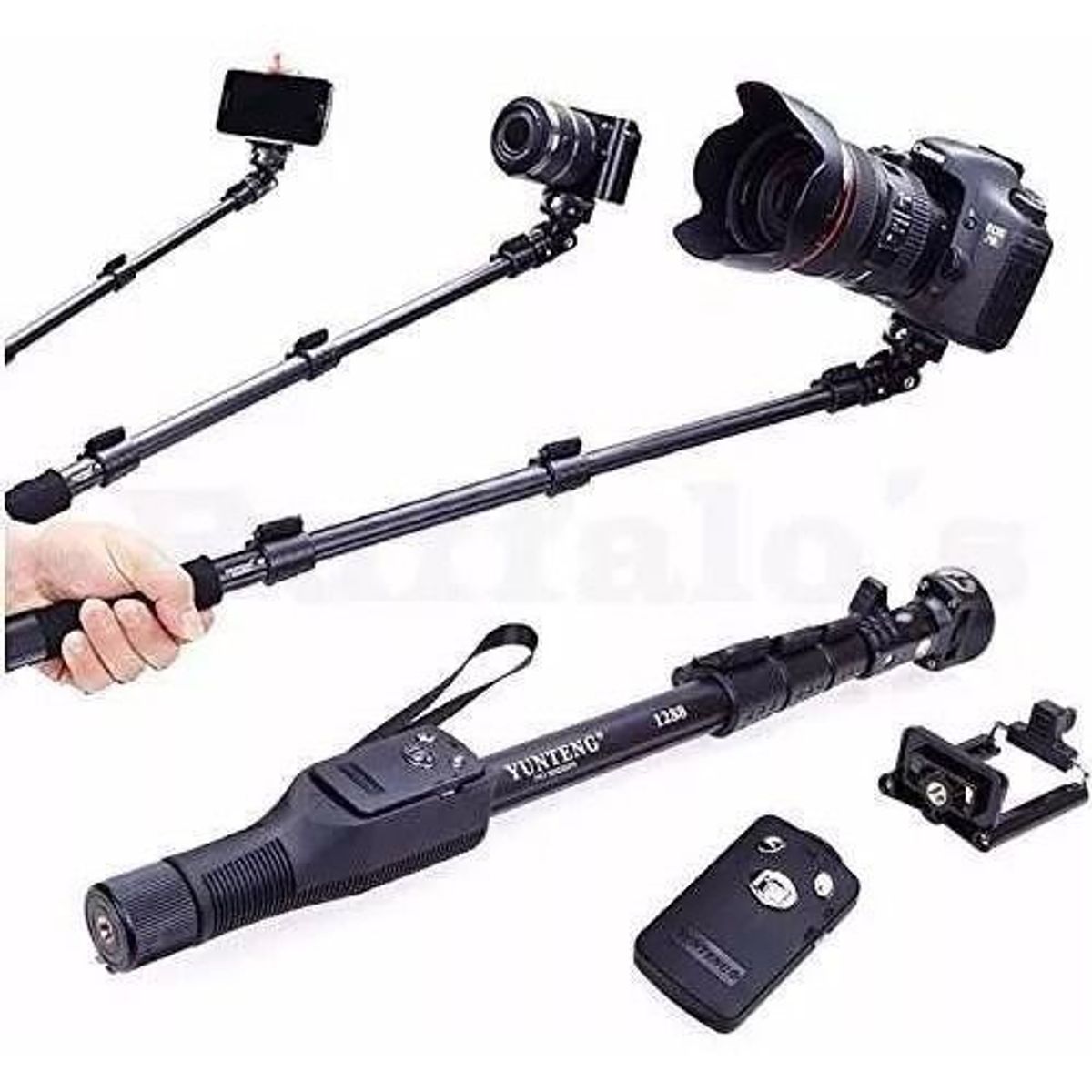 PREMIUM - Monopod Palo Selfie Para Celular Y Camara Gopro con Disparador