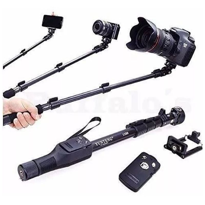 PREMIUM - Monopod Palo Selfie Para Celular Y Camara Gopro con Disparador