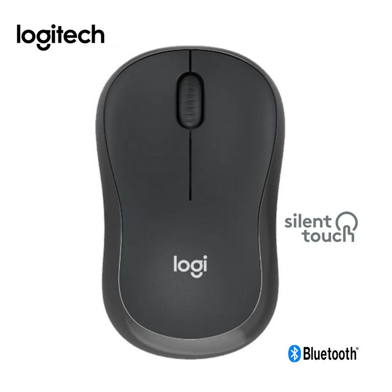 LOGITECH - Mouse Inalámbrico Logitech M240 Blueth Silent Touch ambidextro Negro