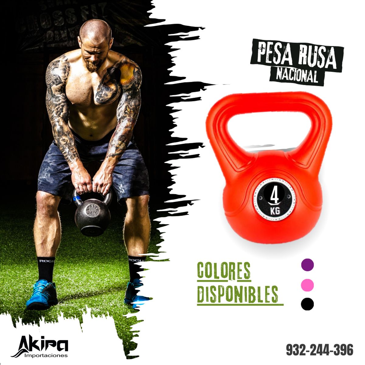 NACIONAL - Pesa Rusa 4 Kilos NacionalPVC