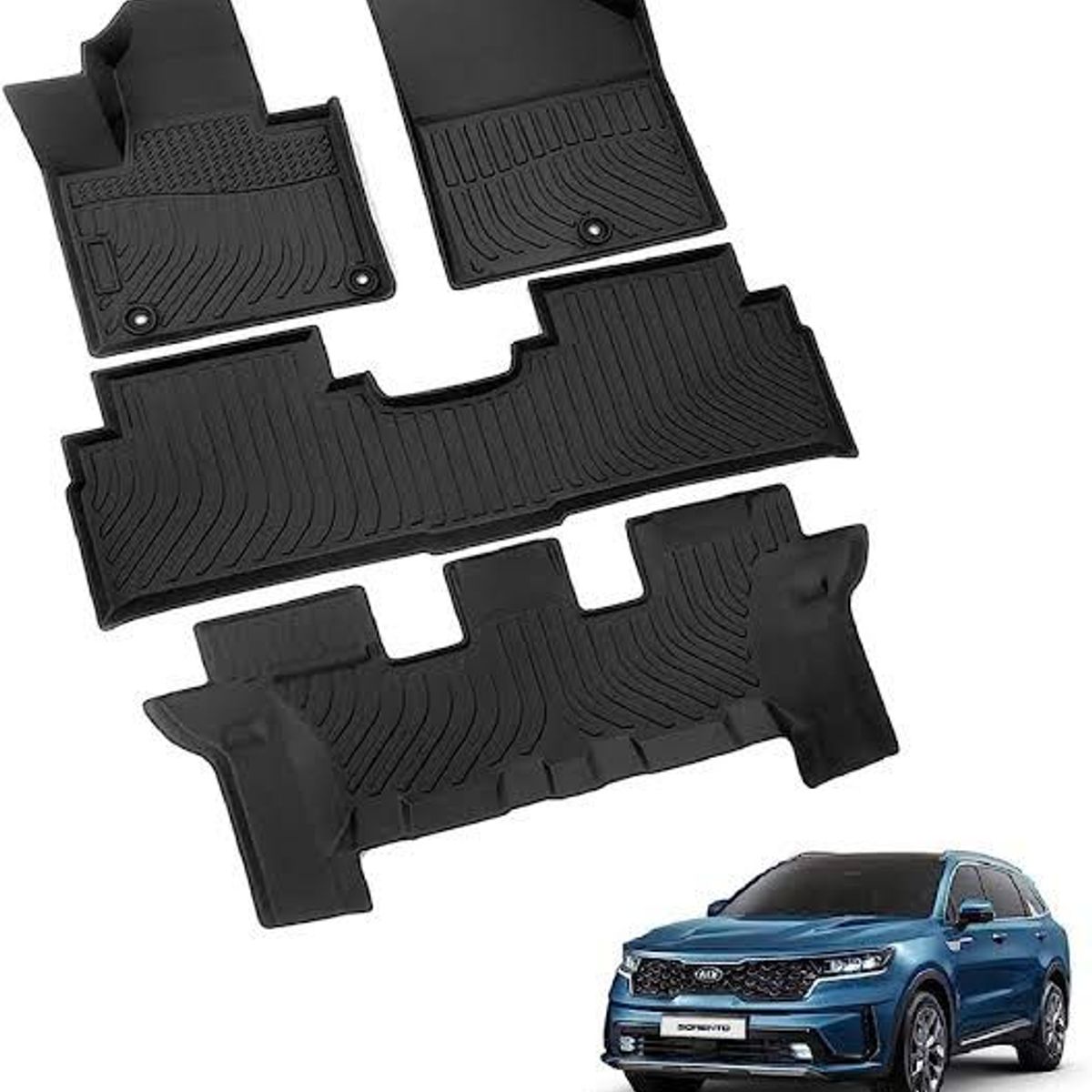 GENERICO - PISOS BANDEJA 3D KIA SORENTO 2016 2017 2018 2019 2020 2021