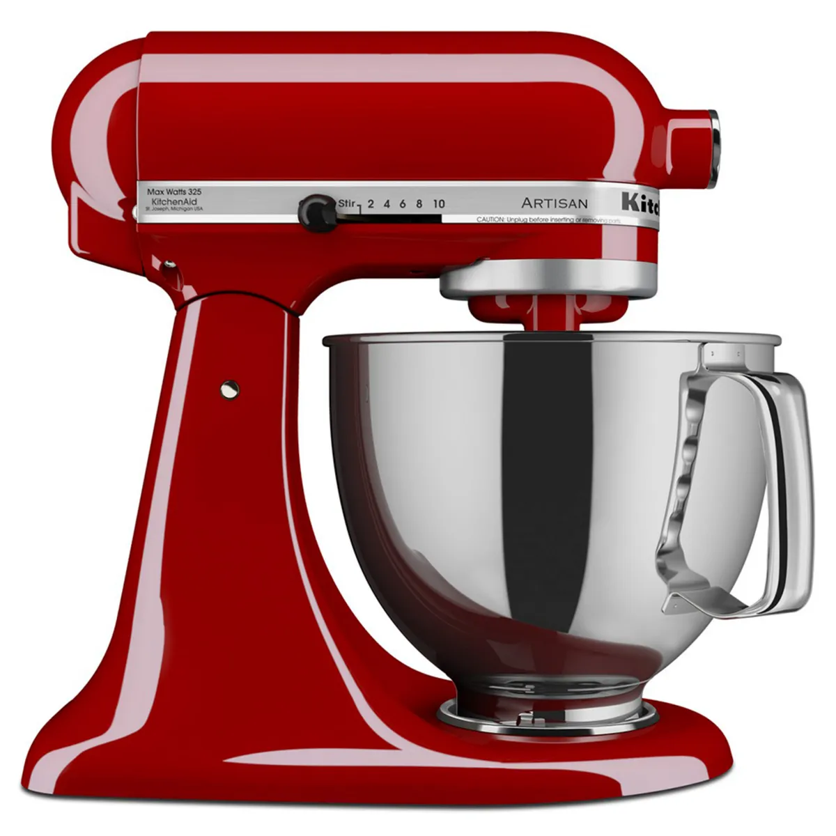 KITCHENAID - Batidora de Pedestal Roja 4.8L 5KSM150PSEER