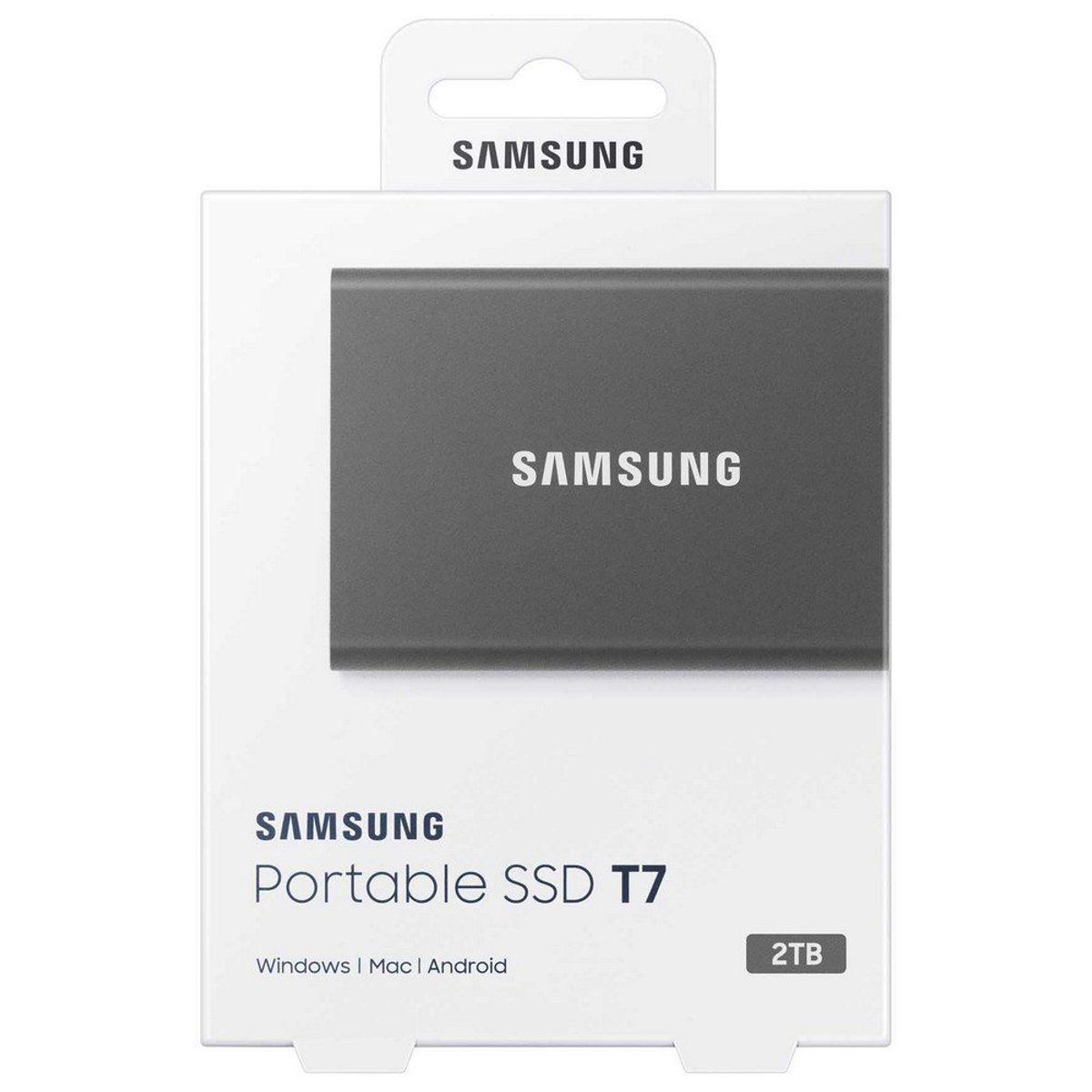 SAMSUNG - Disco Sólido Externo Portable SSD Samsung T7 - 2TB