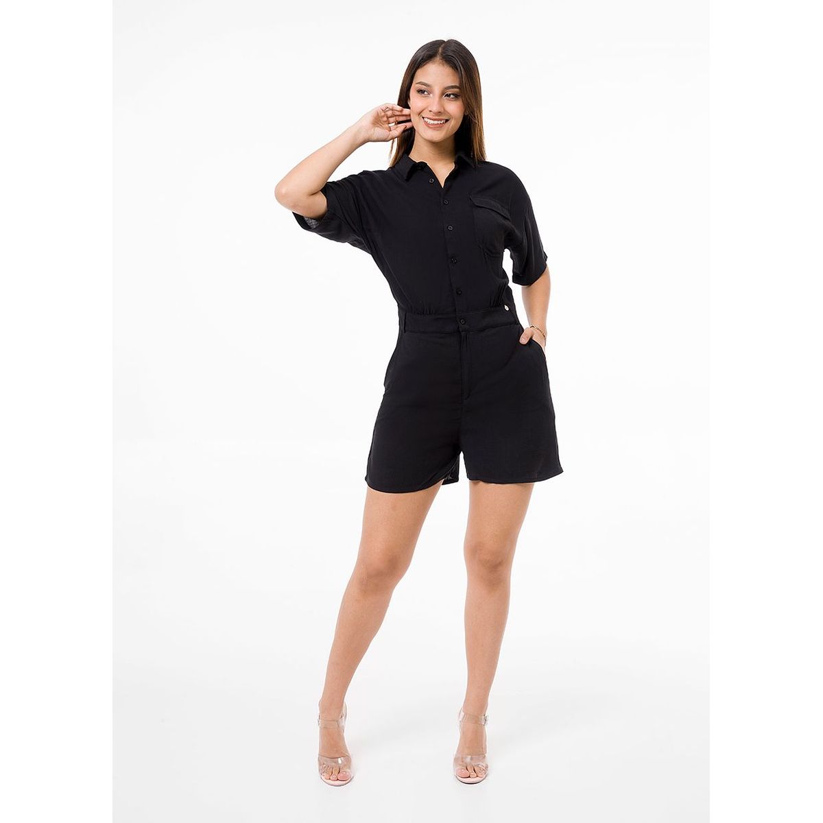 GOCCOS - Overshort Lino Mujer Teba