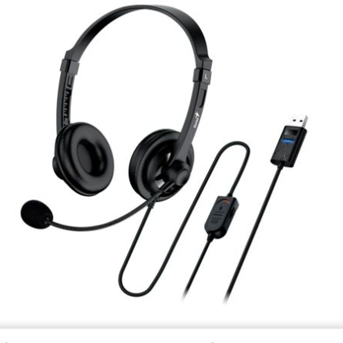 GENIUS - AUDIFONO CMICROF GENIUS HS-230U USB BLACK