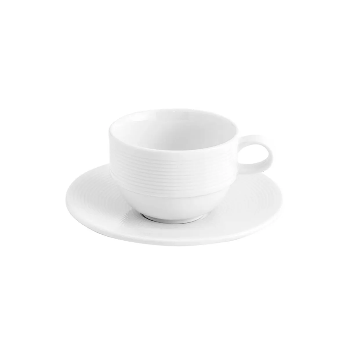 FERRAND - Taza de Té con Plato Porcelana Wish