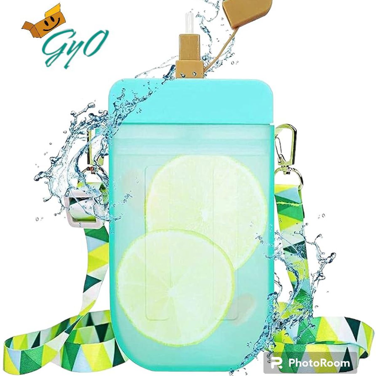 GENERICO - Tomatodo en forma de Helado  Turquesa con Stikers 2D y 3D