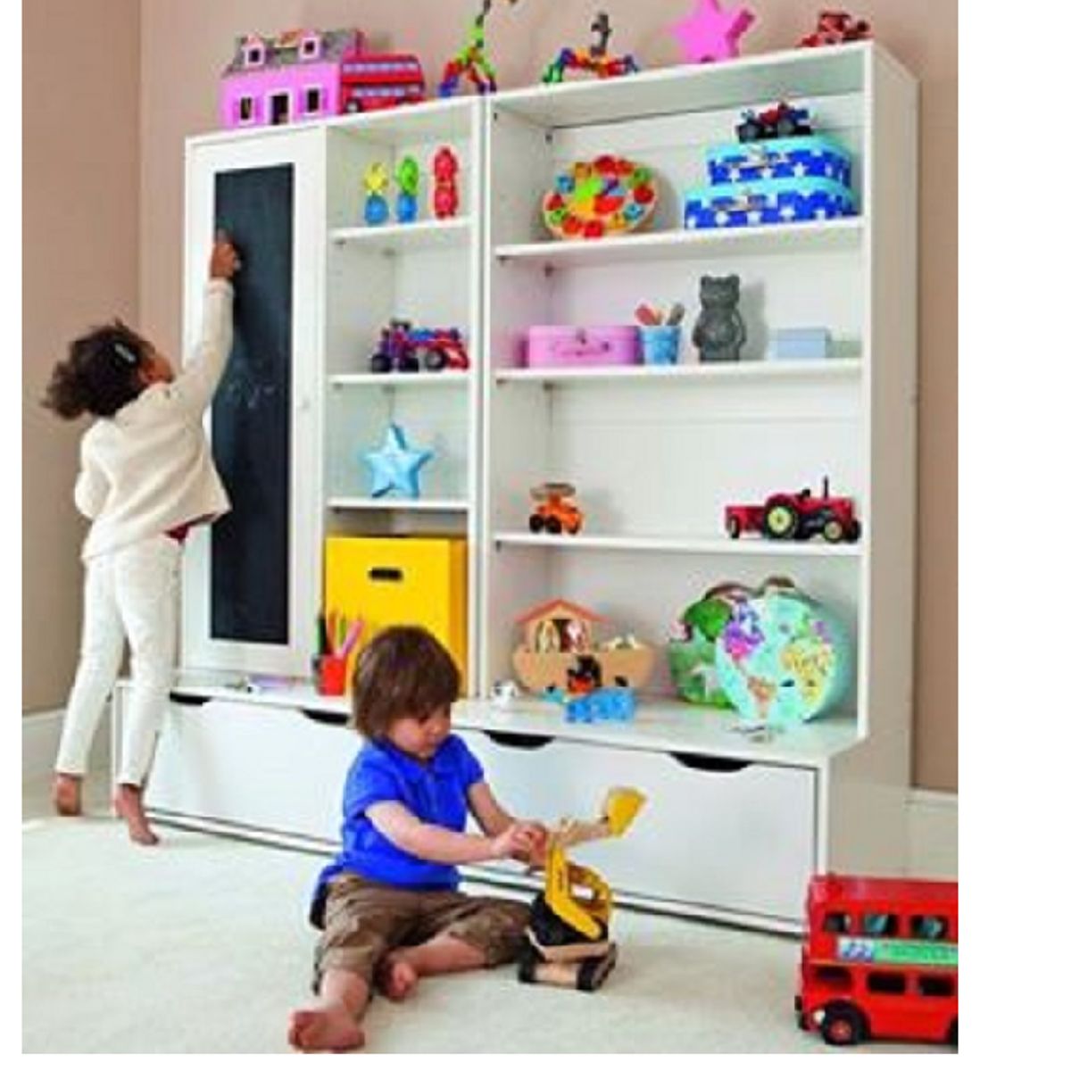 GENERICO - ORGANIZADOR JUGUETERO ATLANTA - LA CASA DEL MUEBLERO - BLANCO